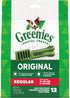 Greenies Original Regular Natural Dental Care Dog Treats, 12 oz. Pack (12 Treats)...